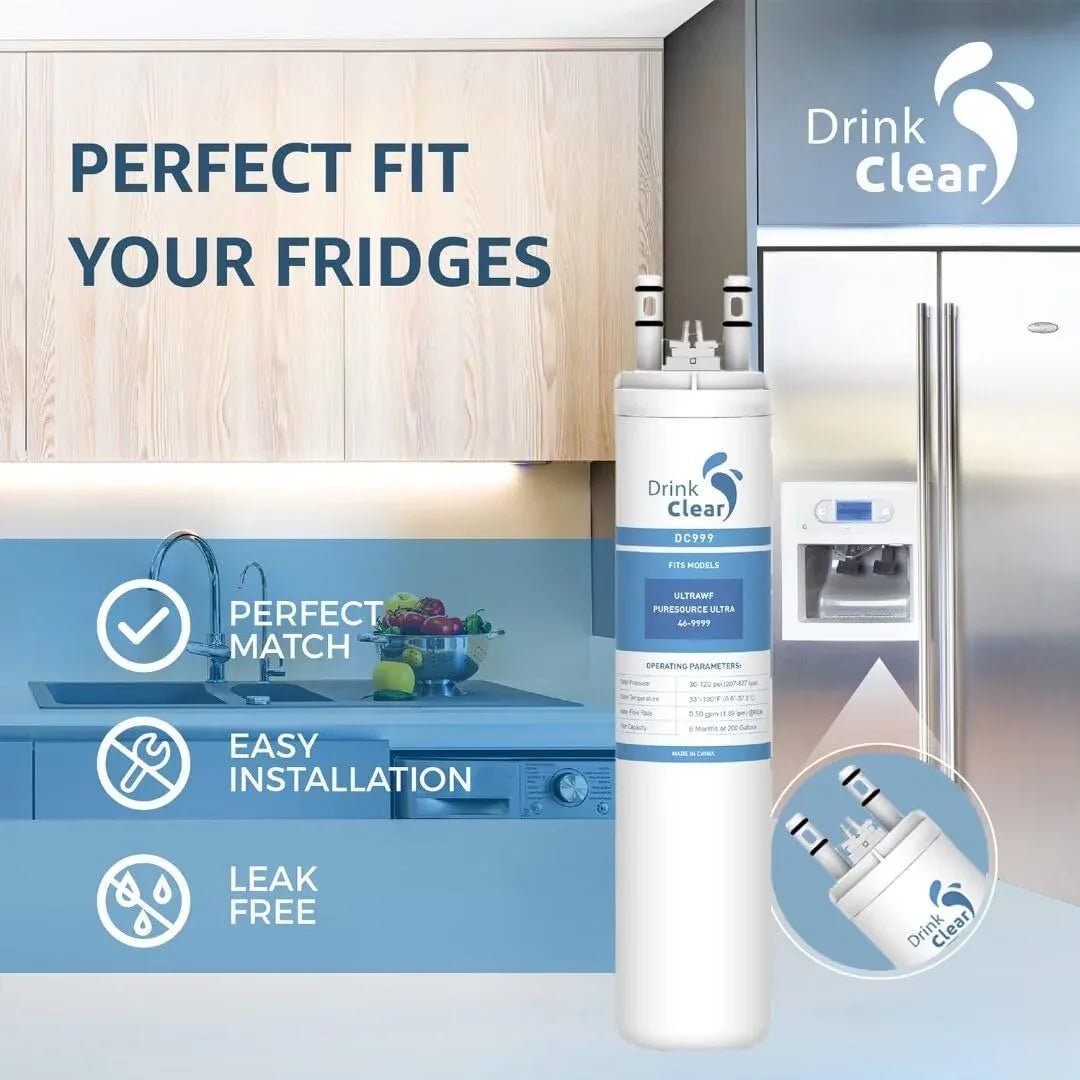 Compatible with ULTRAWF, Pure Source Ultra, Kenmore 9999, 46-9999 Water and Ice, Height 11 inches