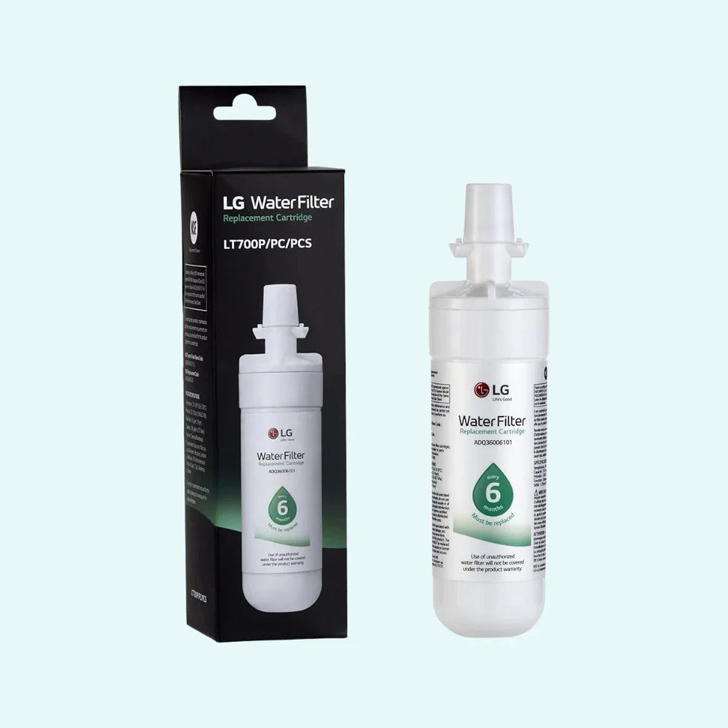Genuine LG LT700P- 6 Month / 200 Gallon Capacity Replacement Refrigerator Water Filter (NSF42 and NSF53) ADQ36006101, ADQ36006113, ADQ75795103, or AGF80300702 , White , Select Pack