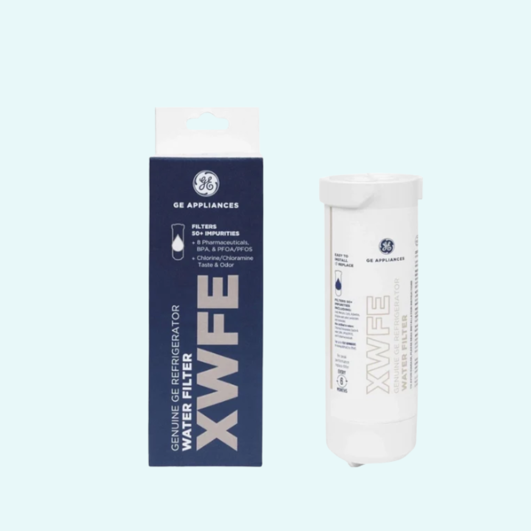 GE XWFE Refrigerator Water Filter Without Chip – NSF Certified Replacement for XWF Systems
