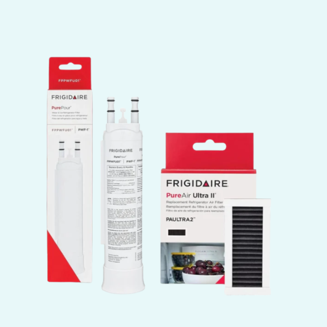 Frigidaire PAULTRA2 & FPPWFU01 Combo Kit – PureAir Ultra II Air Filter & PWF-1 Water Filter Replacement