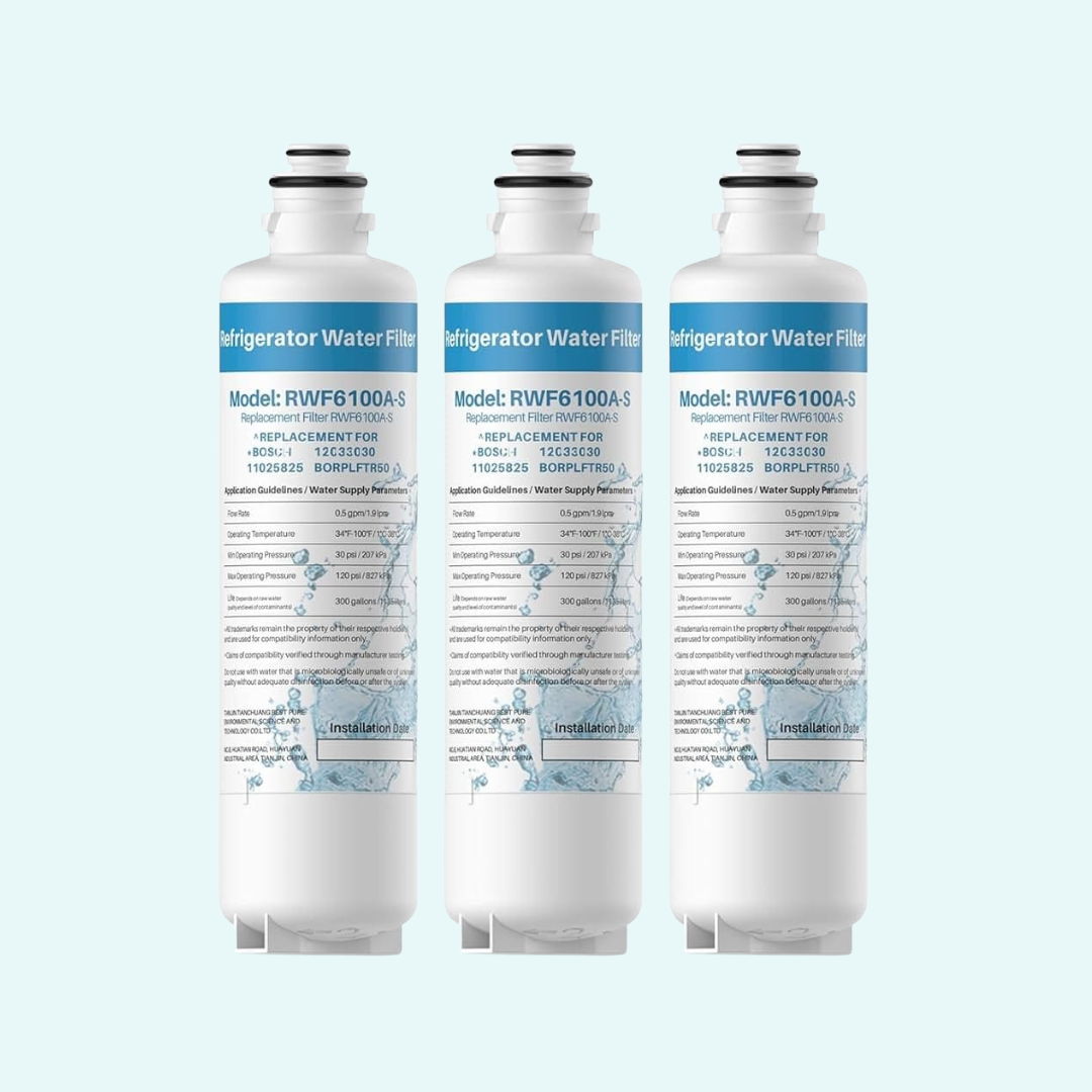 Bosch BORPLFTR50 & 11025825 Replacement Water Filter – Spring Source SS-RWF6100A-S, Carbon Block, 0.5 Micron