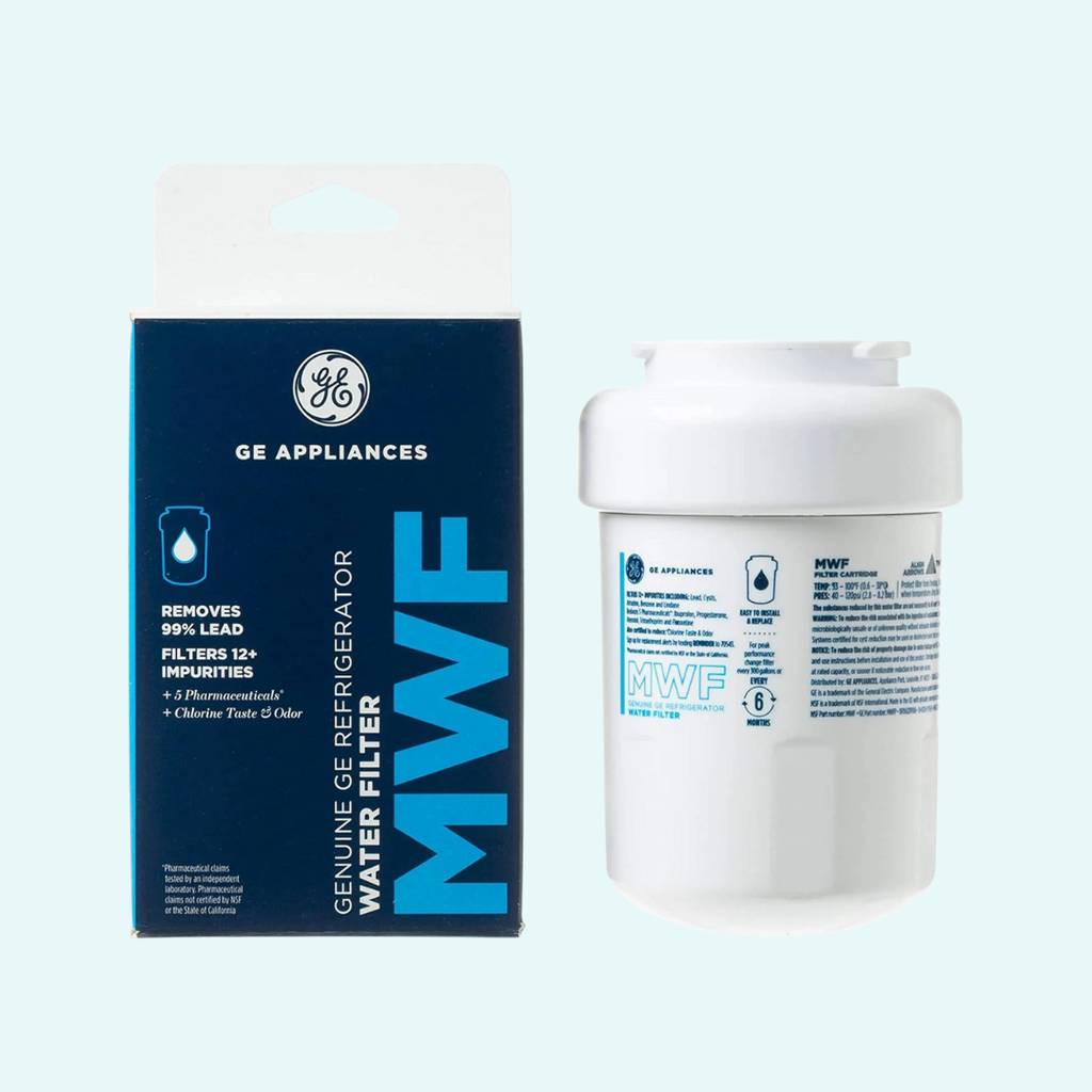 GE MWF Smart Water Filter Replacement – Genuine OEM MWFP & MWFA, NSF Certified, Twist-Lock