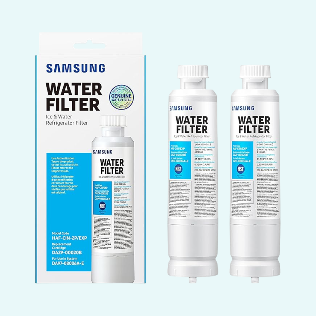 Samsung DA29-00020B Genuine Refrigerator Water Filter Replacement – 1 to 4 Pack