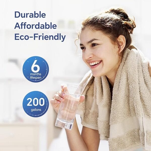stokk edr1rxd1 replacement compatible with everydrop filter 1, edr1rxd1b, whirlpool w10295370a, p8rfwb2l, p4rfwb, p5wb2l, 46 9081, 46 9930, rw001 refrigerator water filter, 3 pack
