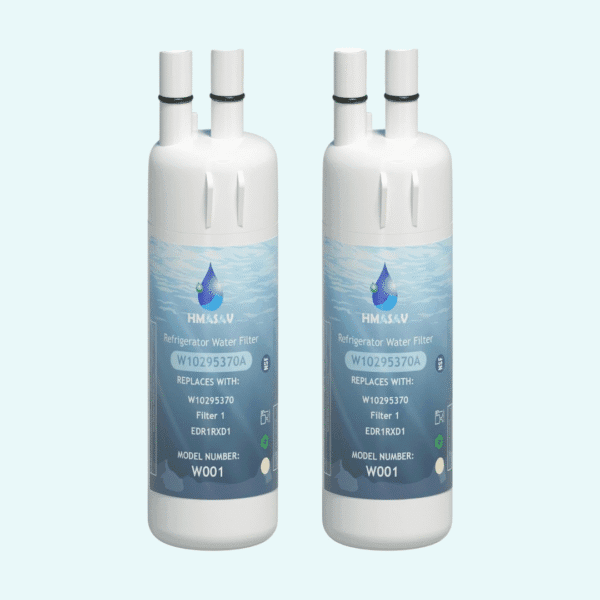 w10295370a water filter replacement, compatible with everydrop filter 1, whirlpool edr1rxd1, edr1rxd1b, w10295370, whr1rxd1, kad1rxd1, p4rfkb2, p8rfwb2l, 46 9930, 46 9081 2pack