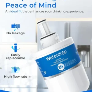 Samsung® Genuine Waterdrop Refrigerator Water Filter, DA29-00003B, DA29-00003A, DA29-00003G, 3 Filters (Package May Vary)