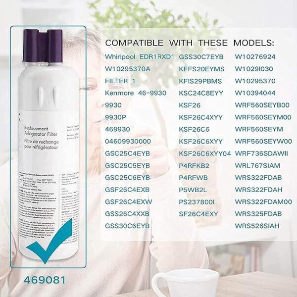 Genuine Kenmore 469081 Replacement Refrigerator Water Filter 1 pack, 2 pack, 3 pack, 4 pack