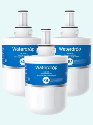 Samsung® Genuine Waterdrop Refrigerator Water Filter, DA29-00003B, DA29-00003A, DA29-00003G, 3 Filters (Package May Vary)